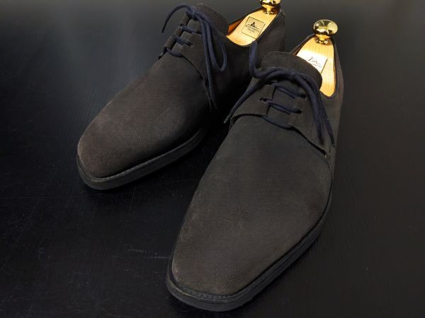 美品 ジョンロブ 8EE JOHN LOBB コルドバ CORDOBA　ソフトドレス ダービーシューズ 8607_画像4