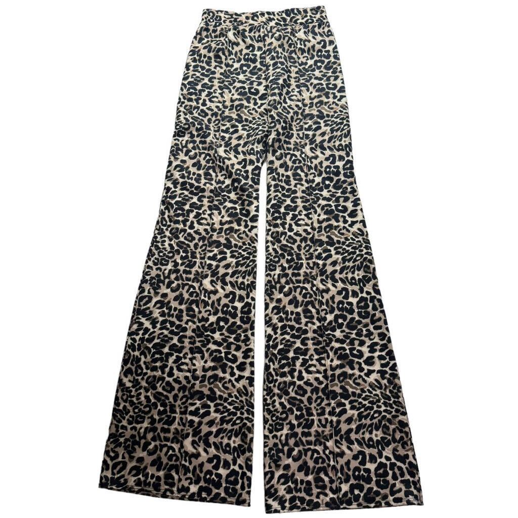 00s japanese label Y2K big flare leopard pants 14th addiction share spirit yasuyuki ishii IFSIXWASNINE lgb goa KMRII civarize