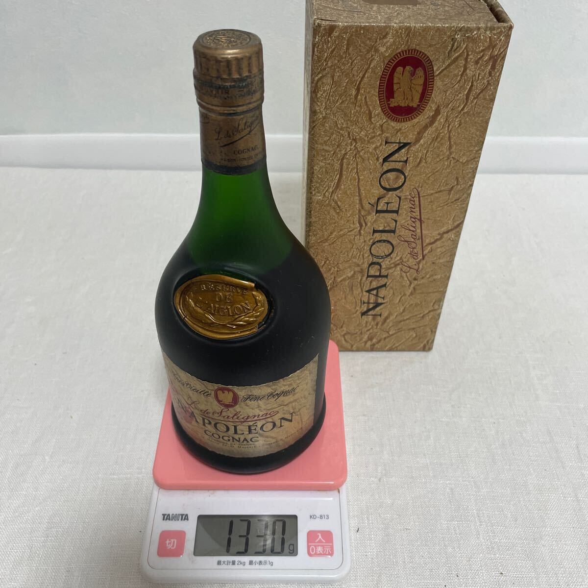 ナポレオン ブランデー 古酒 RESERVE DE L'AIGLON NAPOLEON ナポレオン サリニャック コニャック ブランデー 箱付き　未開栓_画像9