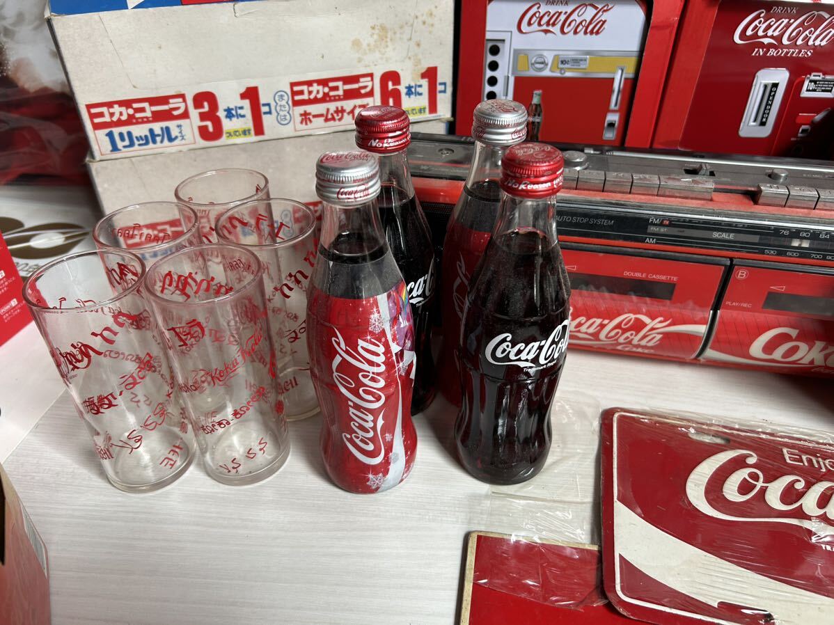 *S158 [ редкий товар ] Coca * Cola /coca-cola бутылка содержание ввод подлинная вещь античный стекло бутылка Novelty ограниченный товар сувенир суммировать комплект продажа 