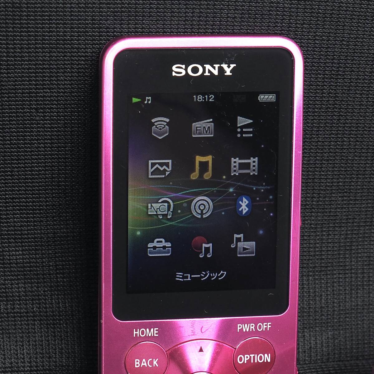 送料無料 ソニー ウォークマン NW−S15 16GB ピンク 動作良好 バッテリー元気 SONY WALKMAN デジタルメディアプレーヤー の画像4