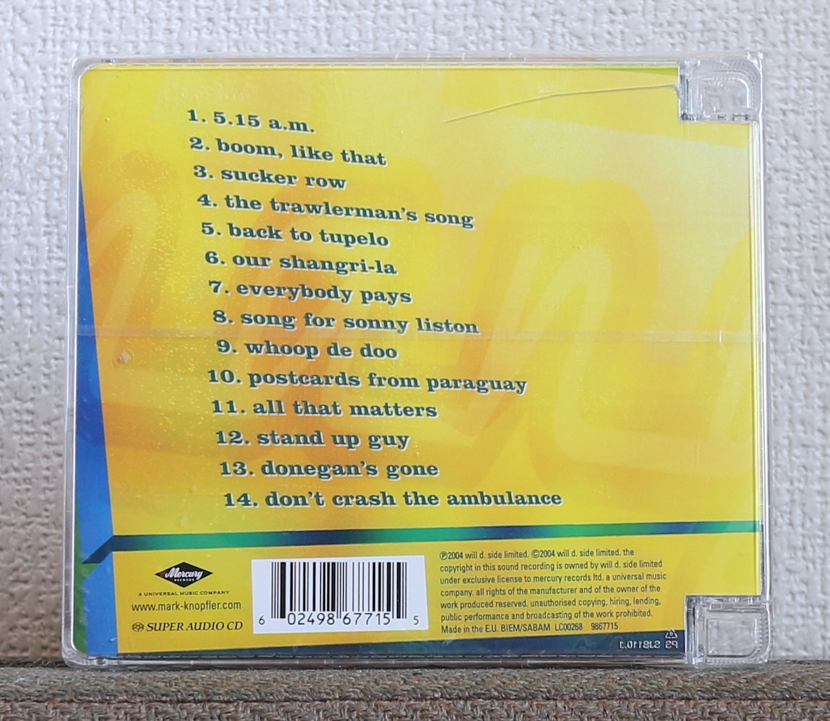 高音質CD/SACD/マーク・ノップラー（ダイアー・ストレイツ）/シャングリラ/Mark Knopfler (Dire Straits)/Shangri-La_画像2