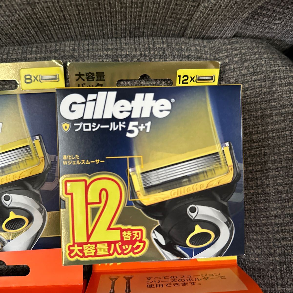 Gilletteji let новый товар не использовался Fusion 5+1 бритва большая вместимость упаковка Pro защита выгода комплект 5 листов лезвие воздушный бритье ...12ko входить 