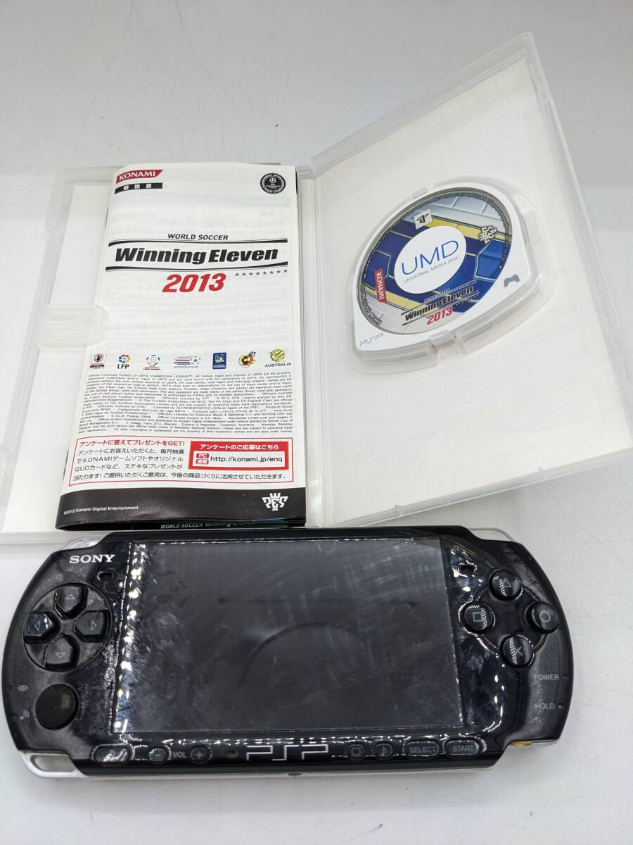 N362630 PSP-3000 Winning Eleven 2013 аккумулятор нет PlayStation Poe ta blue black игра soft мобильный игра Sony SONY