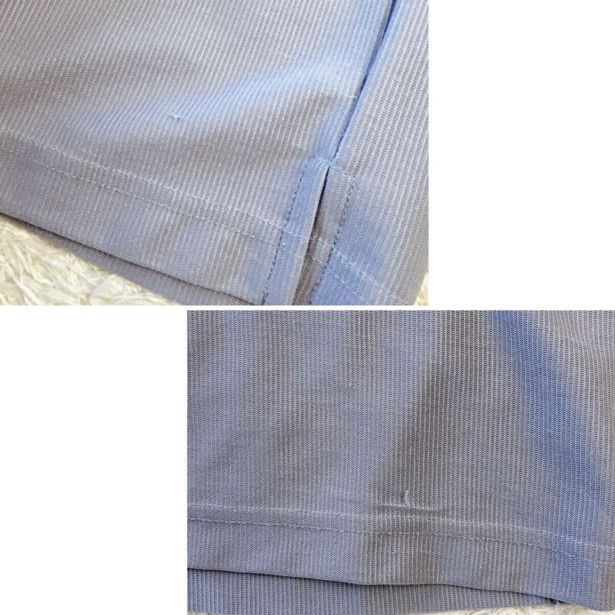 Munsingwear/ Munsingwear wear polo-shirt with short sleeves Golf wear Logo embroidery half Zip gray men's LL