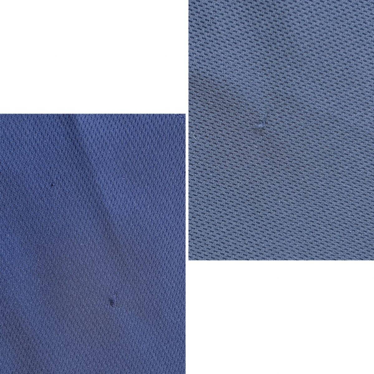 YONEX/ヨネックス グラフィックバックプリント ショートスリーブシャツ 半袖Tシャツ ロゴ スポーツ バドミントン テニス ウェア 紺 メンズL_画像9