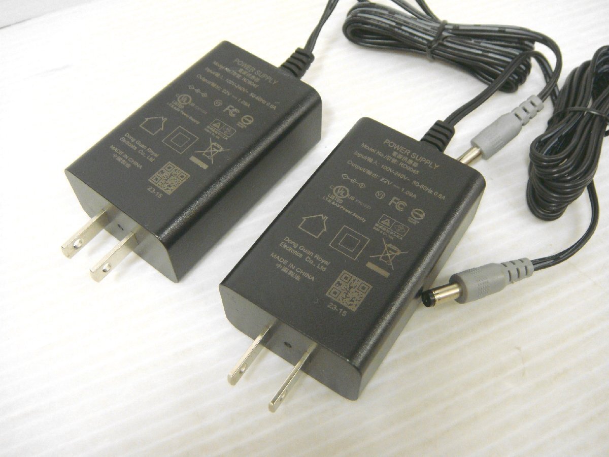 4506 サンエス 空調服用 リチウムイオンバッテリー 充電器 セット RD9290 RD9045 2セットまとめて モバイルバッテリー_画像6
