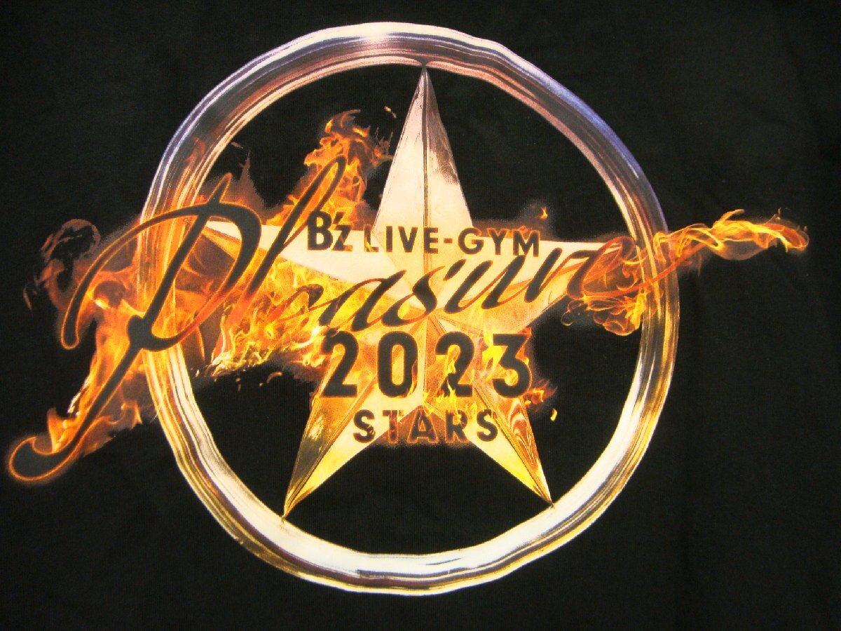 5319 B’z ビーズ STARS ツアー Tシャツ 黒 Lサイズ LIVE-GYM Pleasure 2023 STARS クリックポスト 送料185円_画像5