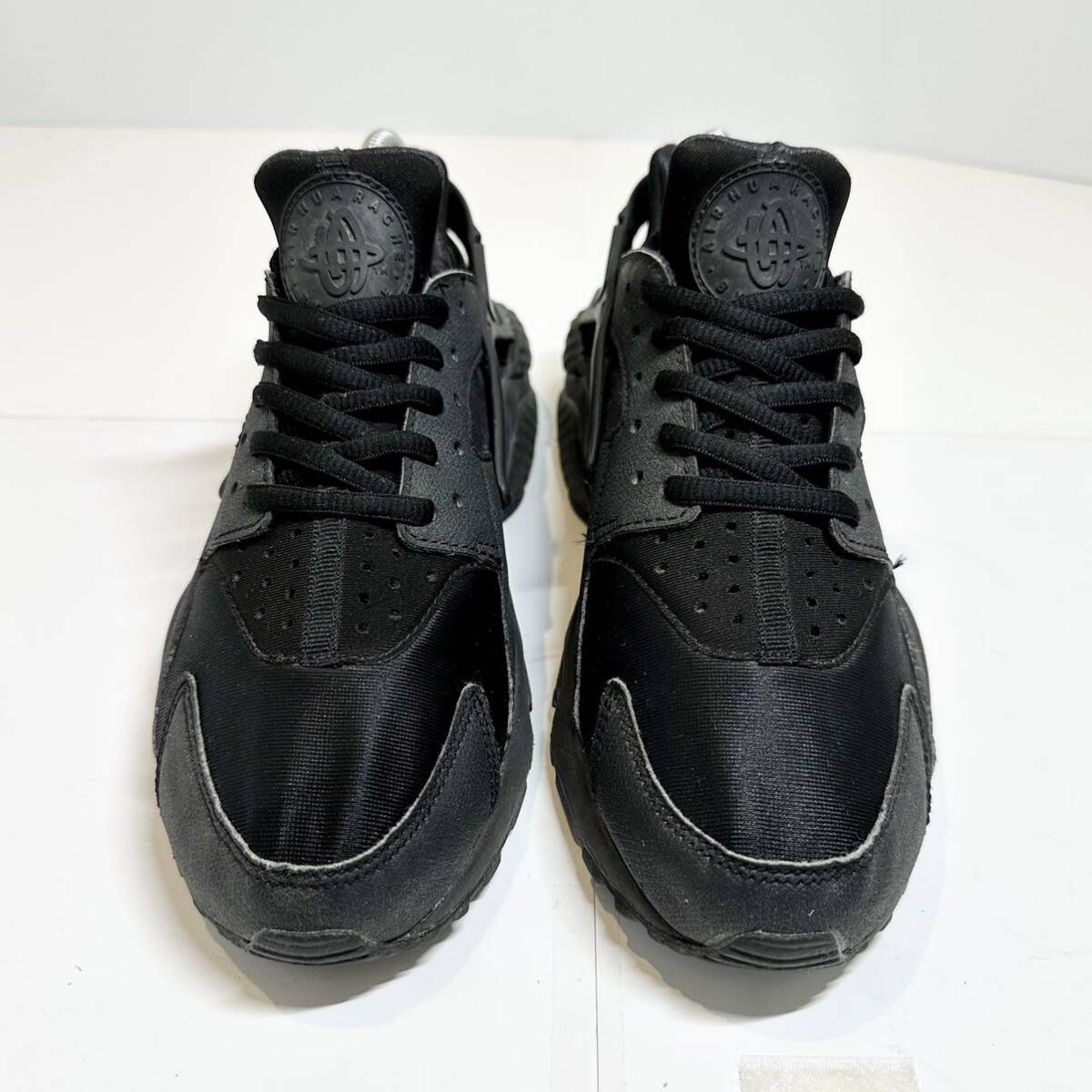 美品★NIKE/ナイキ★Air Huarache/エア ハラチ★634835-009★トリプルブラック★黒黒黒★24cm_画像5