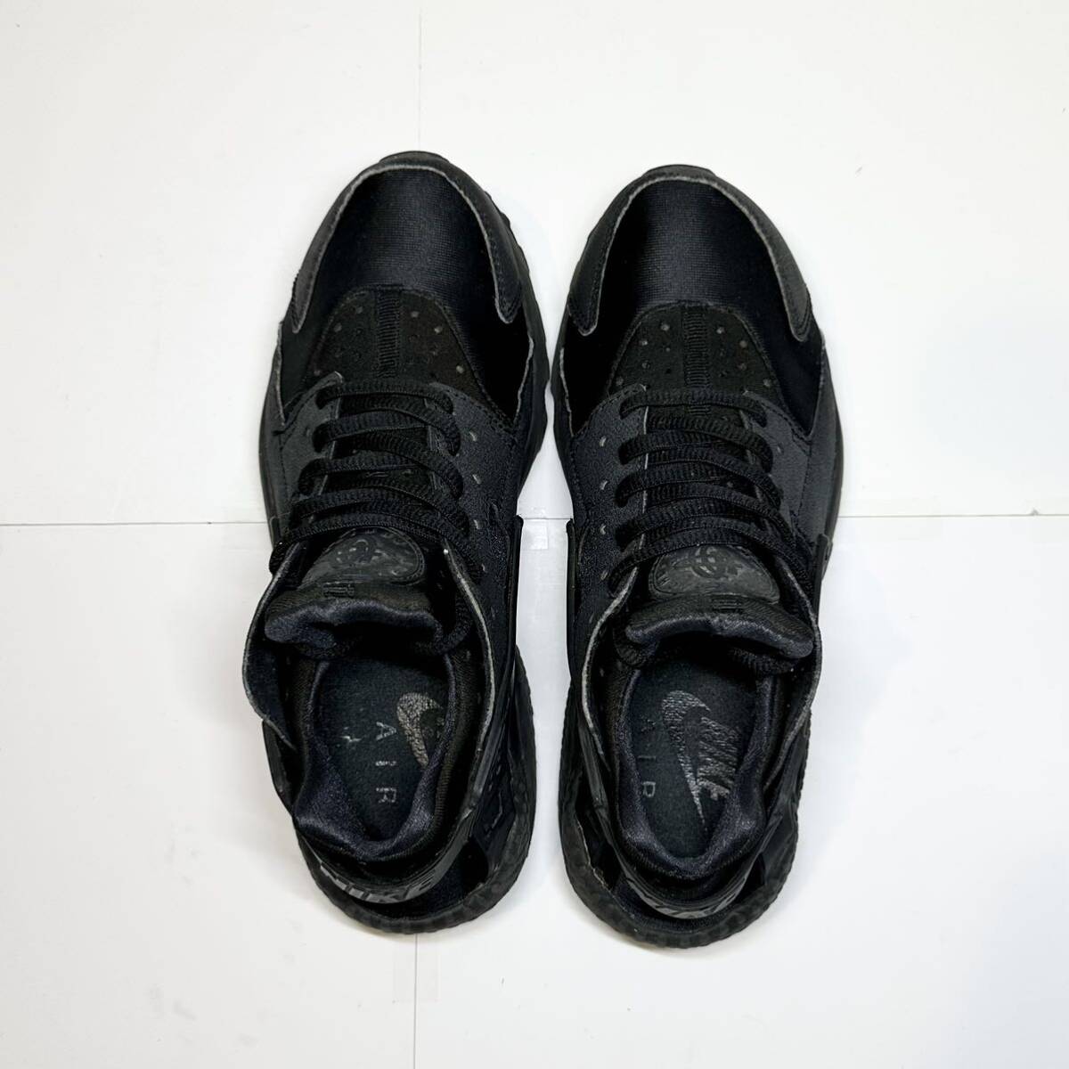 美品★NIKE/ナイキ★Air Huarache/エア ハラチ★634835-009★トリプルブラック★黒黒黒★24cm_画像7