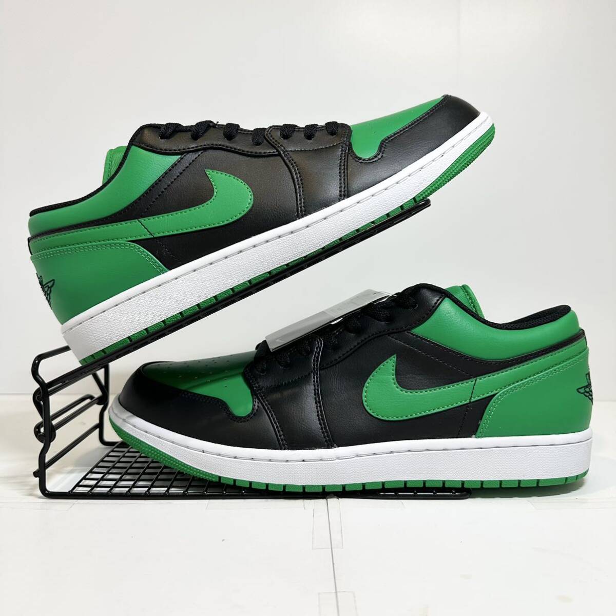 新品★NIKE/ナイキ★AirJordan1/エアジョーダン1★LOW/ロー★LUCKY GREEN/ラッキーグリーン★緑黒白★553558-065★32.0cm_画像3