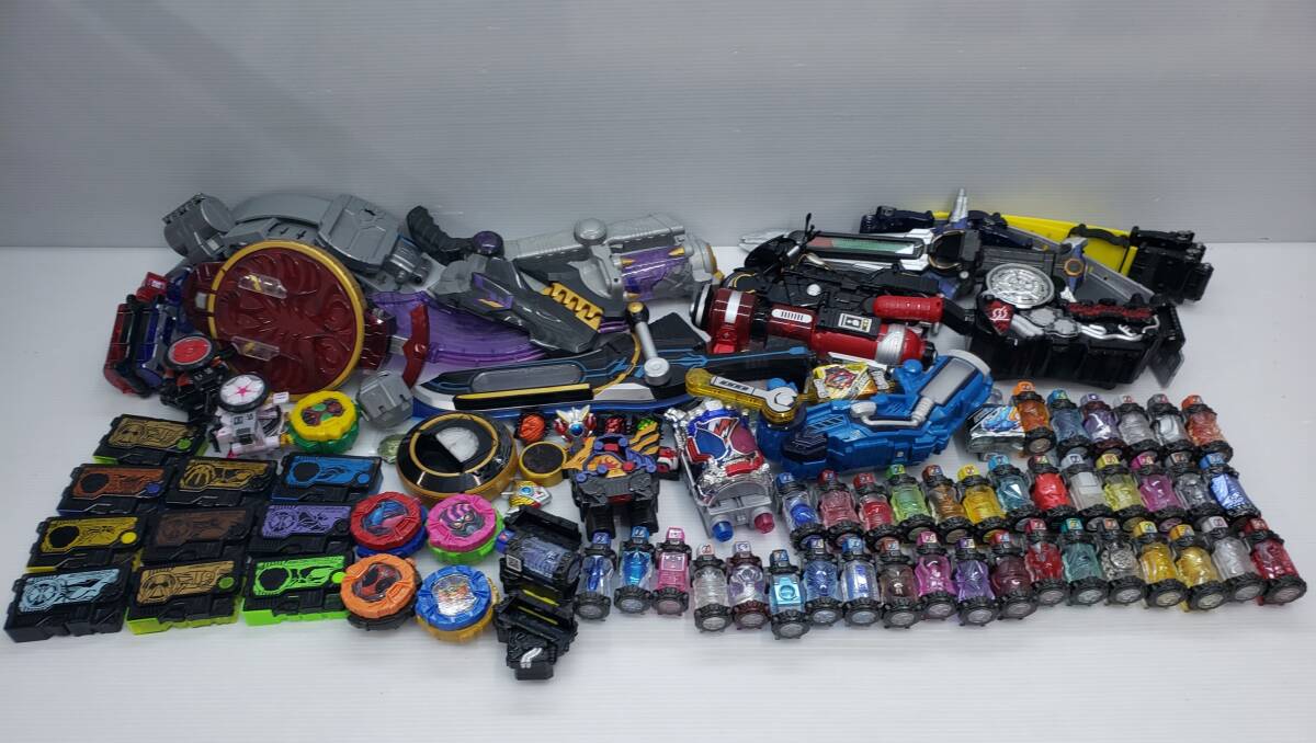 70-y14036-160: super Squadron Kamen Rider metamorphosis item goods metamorphosis belt weapon etc. large amount summarize set junk 