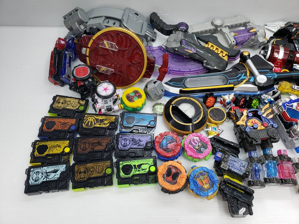 70-y14036-160: super Squadron Kamen Rider metamorphosis item goods metamorphosis belt weapon etc. large amount summarize set junk 