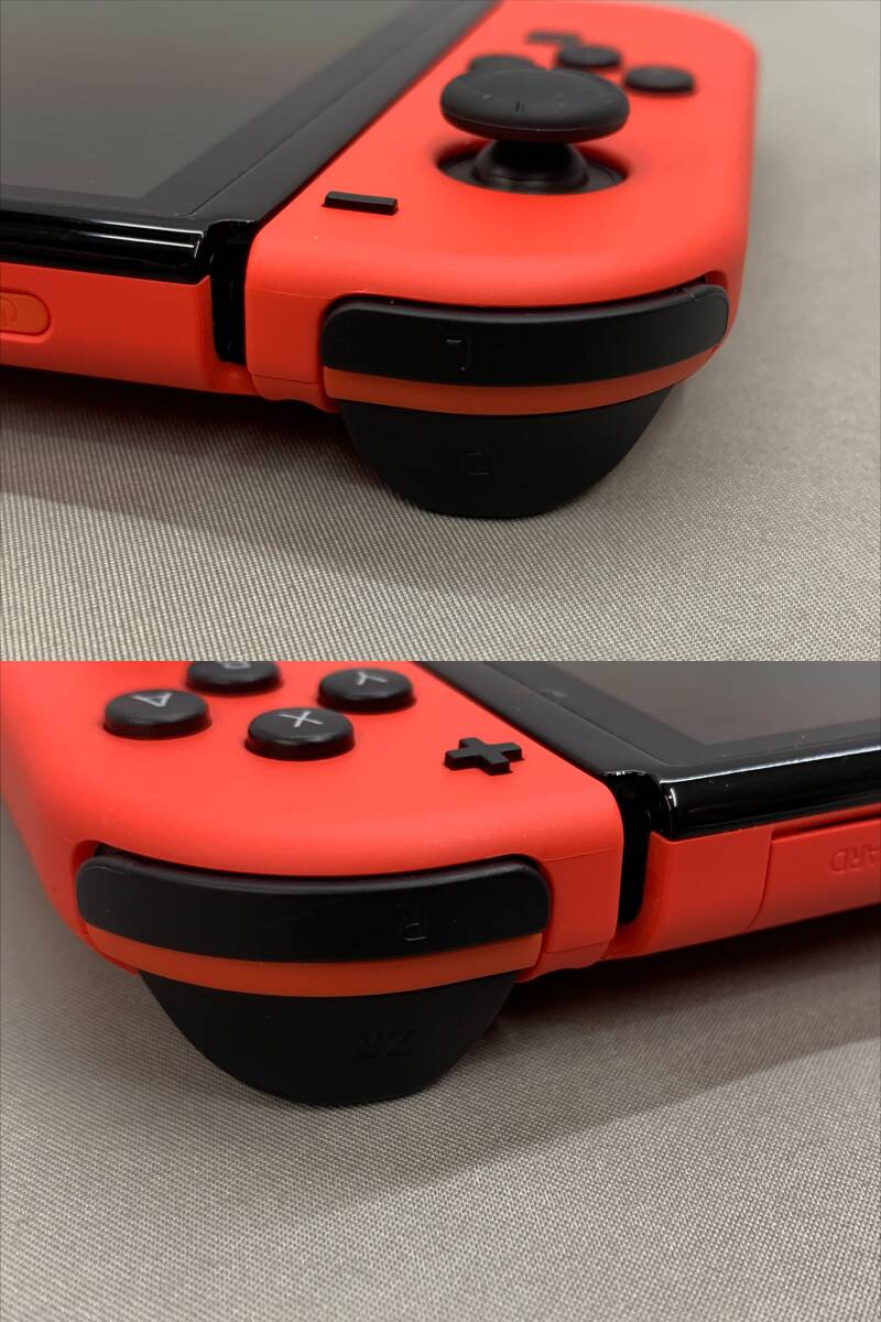 56-y13958-100s 任天堂 Switch ニンテンドースイッチ 有機ELモデル マリオレッド HEG-S-RAAAA 動作確認済_画像10