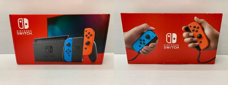 56-y14134-100r ニンテンドースイッチ バッテリー長持ちモデル Joy-Con(L) ネオンブルー/(R) ネオンレッド HAD-S-KABAH_画像2