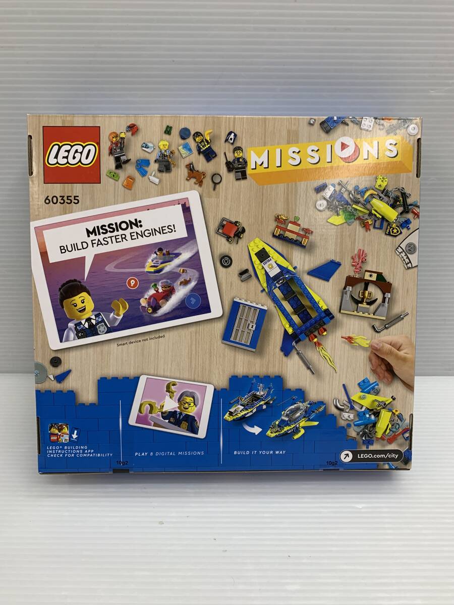 69-y14240-80s LEGO レゴ 60355 レゴシティ 水上ポリス 未開封品_画像2