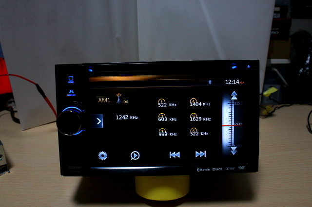 ☆ クラリオン NX404 ナビ CD DVD フルセグ Bluetooth FM AM カーナビ　動作確認済み タッチパネル新品交換済み_画像7