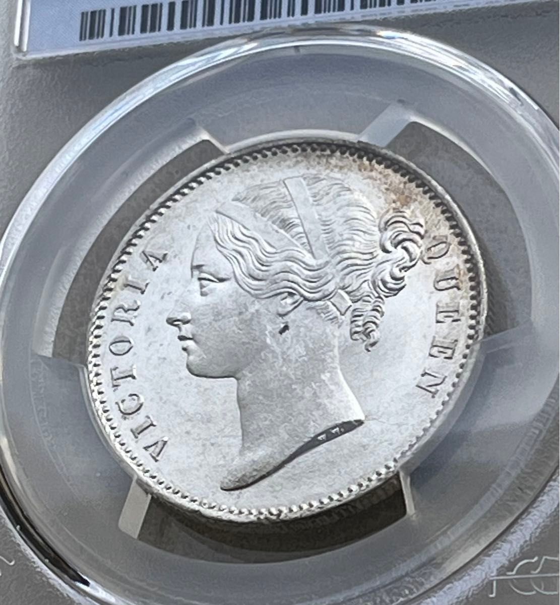 MS64 英領 インド ルピー 銀貨 1840 ヴィクトリア PCGS ビクトリア アンティークコイン 