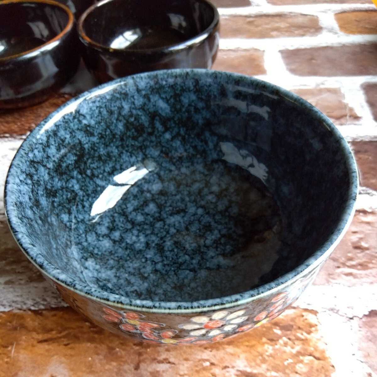 陶器の小鉢と茶碗と中鉢と大鉢のスペシャルセット（美品）_画像5