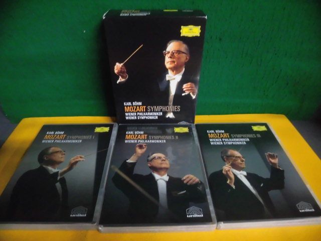 DVD-BOX3枚組(輸入盤) Karl Bohm / MOZART:SYMPHONIES 1-3 カール・ベーム モーツァルト_画像1