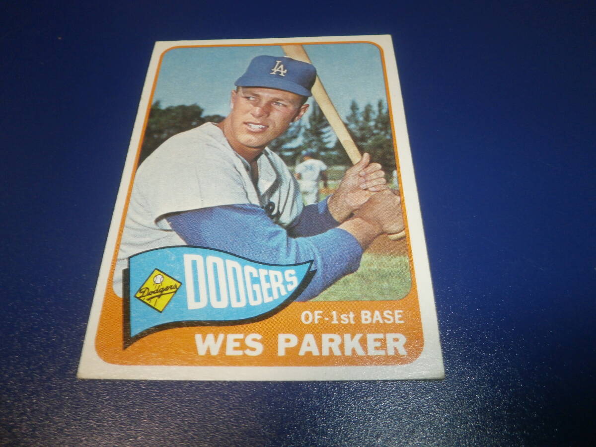 １９６５ TOPPS ＃３４４ WES PARKERの画像1