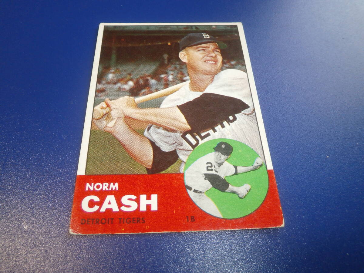 １９６３　TOPPS　＃４４５　NORM　CASH_画像1