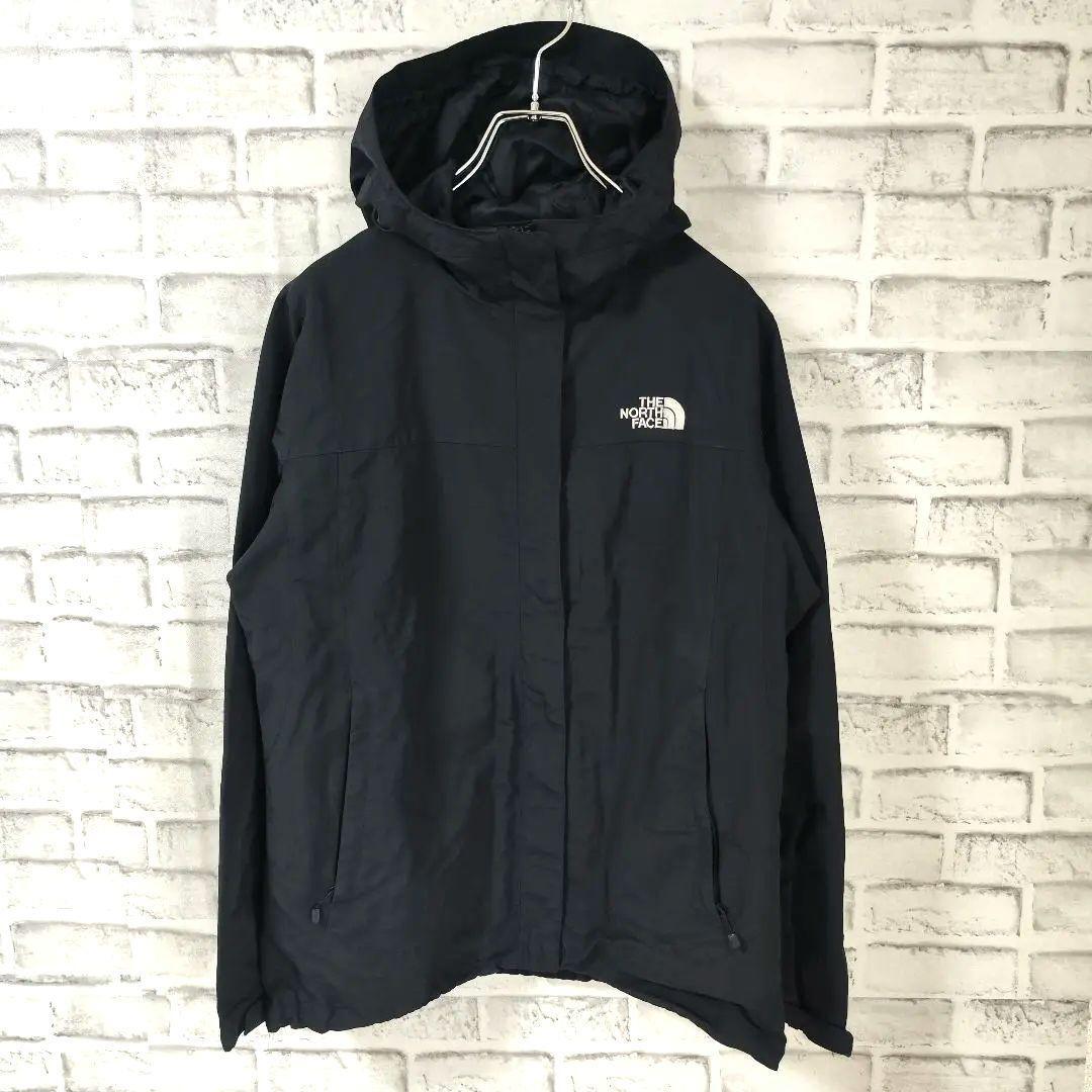 ノースフェイス　THE NORTH FACE　マウンテンパーカー　ナイロンジャケット　XL　黒　ブラック　レディース　大きいサイズ_画像1