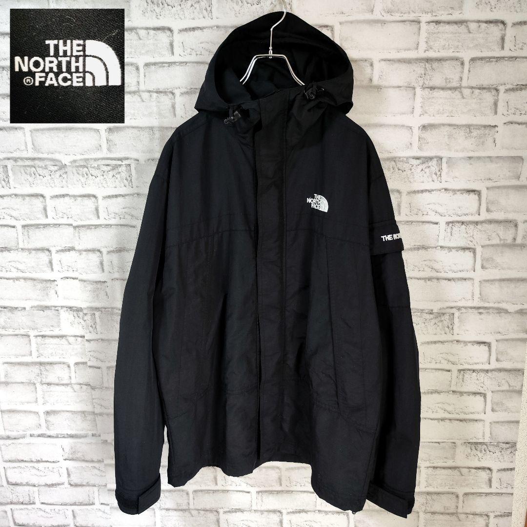 ノースフェイス　THE NORTH FACE　マウンテンパーカー　ナイロンジャケット　ブラック　黒　M　アウトドア　アウター　メンズ_画像1