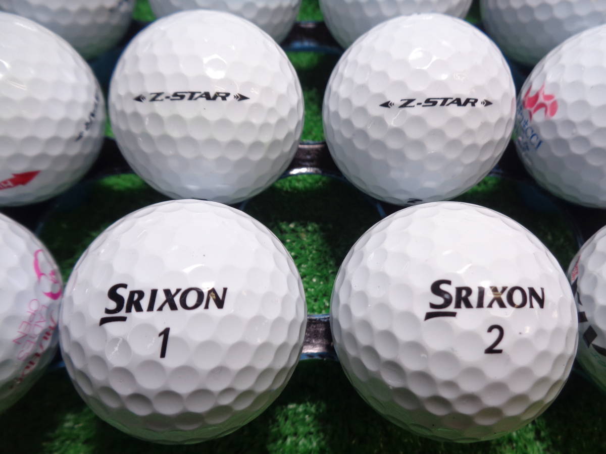 [SR564.] スリクソン ゼットスター 21年 SRIXON Z・STAR 20球 ロストボール 【中古】_画像1