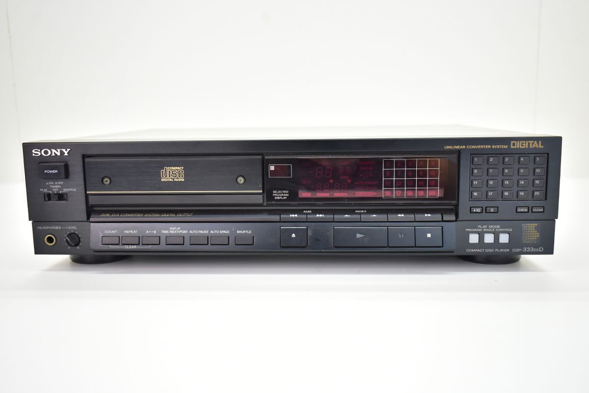 SONY CDP-333ESD CD player [ Sony ][CD deck ][CD PLAYER]14M