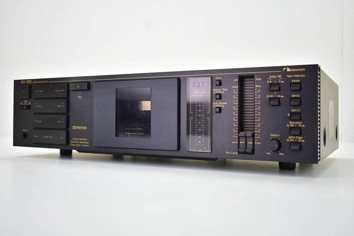 Nakamichi BX-125 cassette deck reproduction OK[ Nakamichi ][CASSETTE DECK][ player ]19M