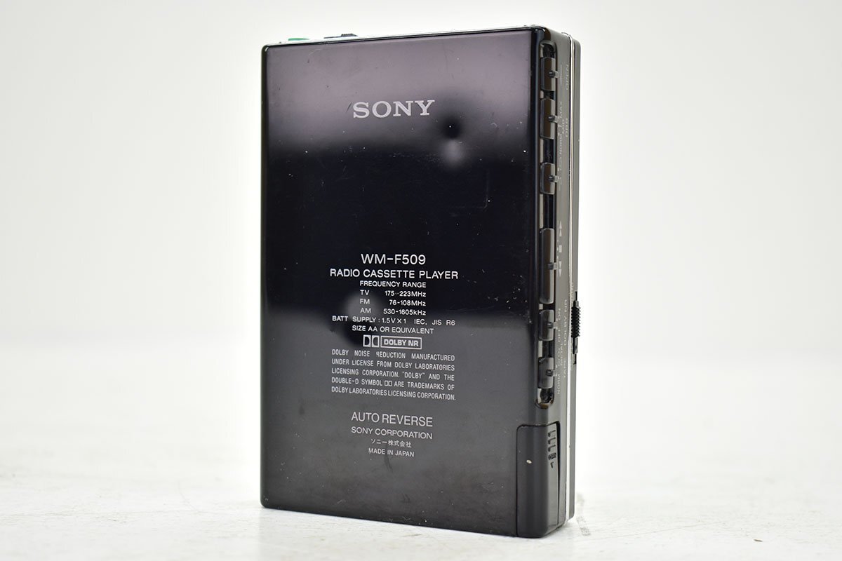 SONY WM-F509 WALKMAN リモコンイヤホン付[ソニー][ウォークマン][ポータブル カセットプレーヤー]8M_画像4