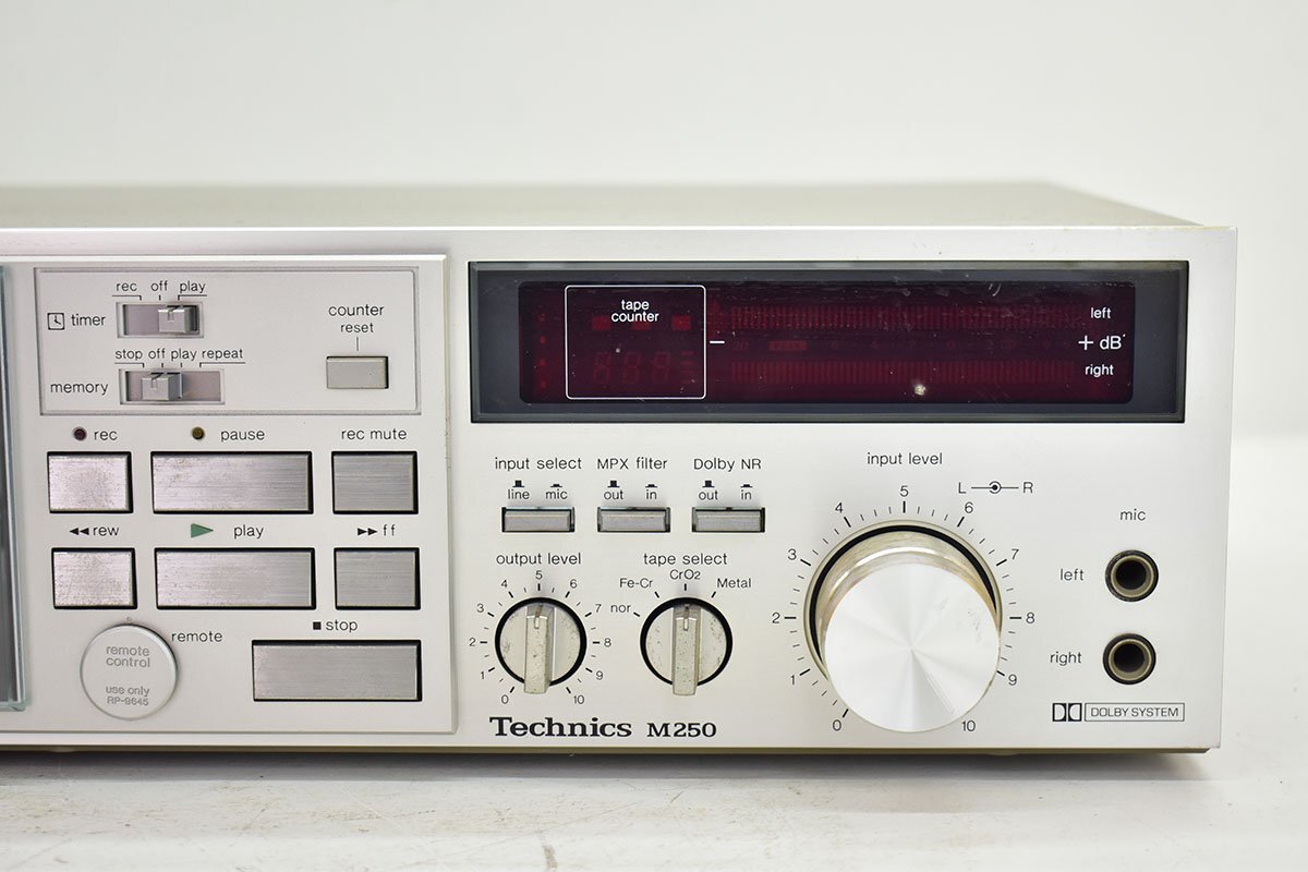 Technics RS-M250 カセットデッキ[テクニクス][CASSETTE DECK]15M_画像8