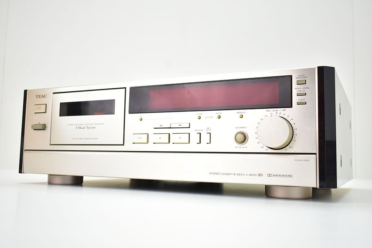 TEAC V-9000 カセットデッキ[ティアック][CASSETTE DECK]17M_画像1