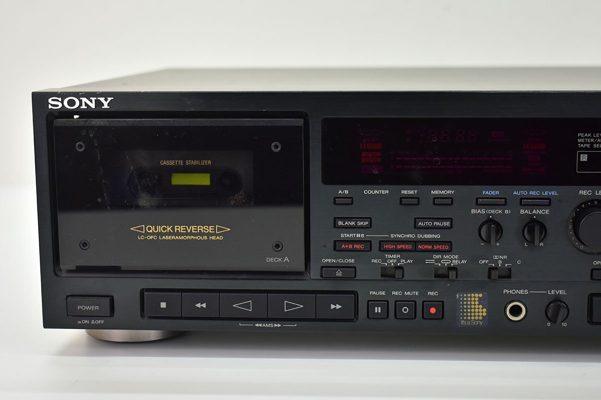 SONY TC-WR820 double cassette deck [ Sony ][W cassette ][CASSETTE DECK]6M