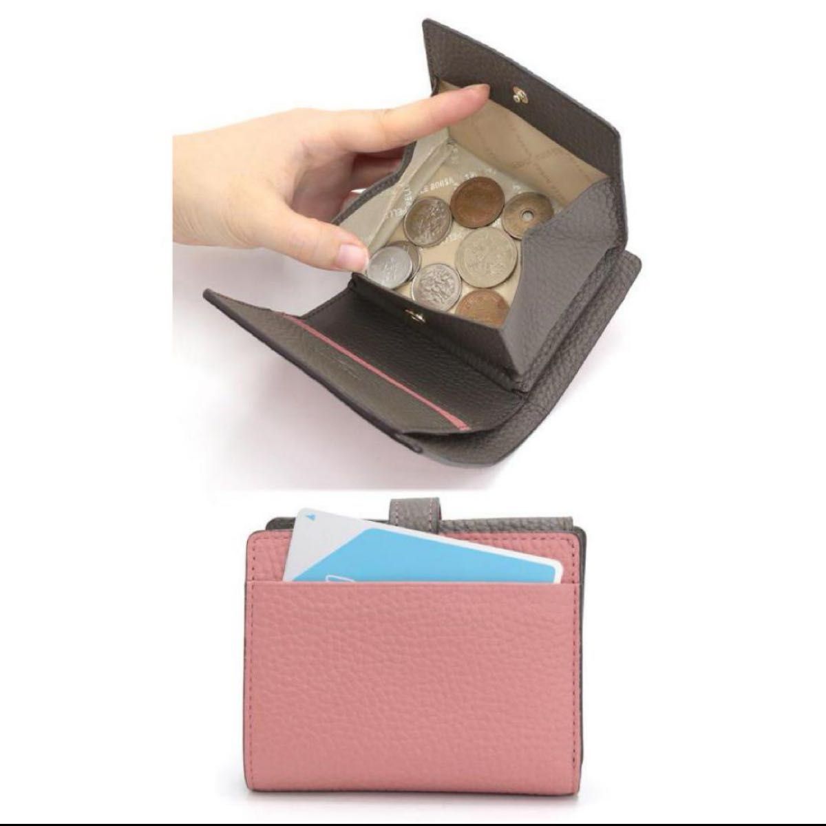 PELLE BORSA ペレボルサ レネット二つ折り財布 ミニウォレット 日本製