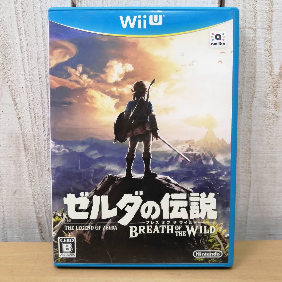 ○24051106　ゲームソフト　WiiU　ゼルダの伝説　ブレスオブザワイルド　Nintendo　THE LEGEND OF ZELDA　BREEATH OF THE WILD_画像1