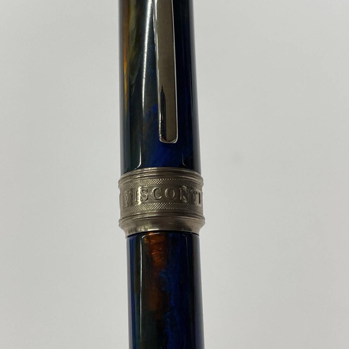 ゆうパケットOK VISCONTI ビスコンティ VAN GOGH マーブル柄 2本まとめ売り ボールペン/ブラウン/ブルー ユニセックスの画像4