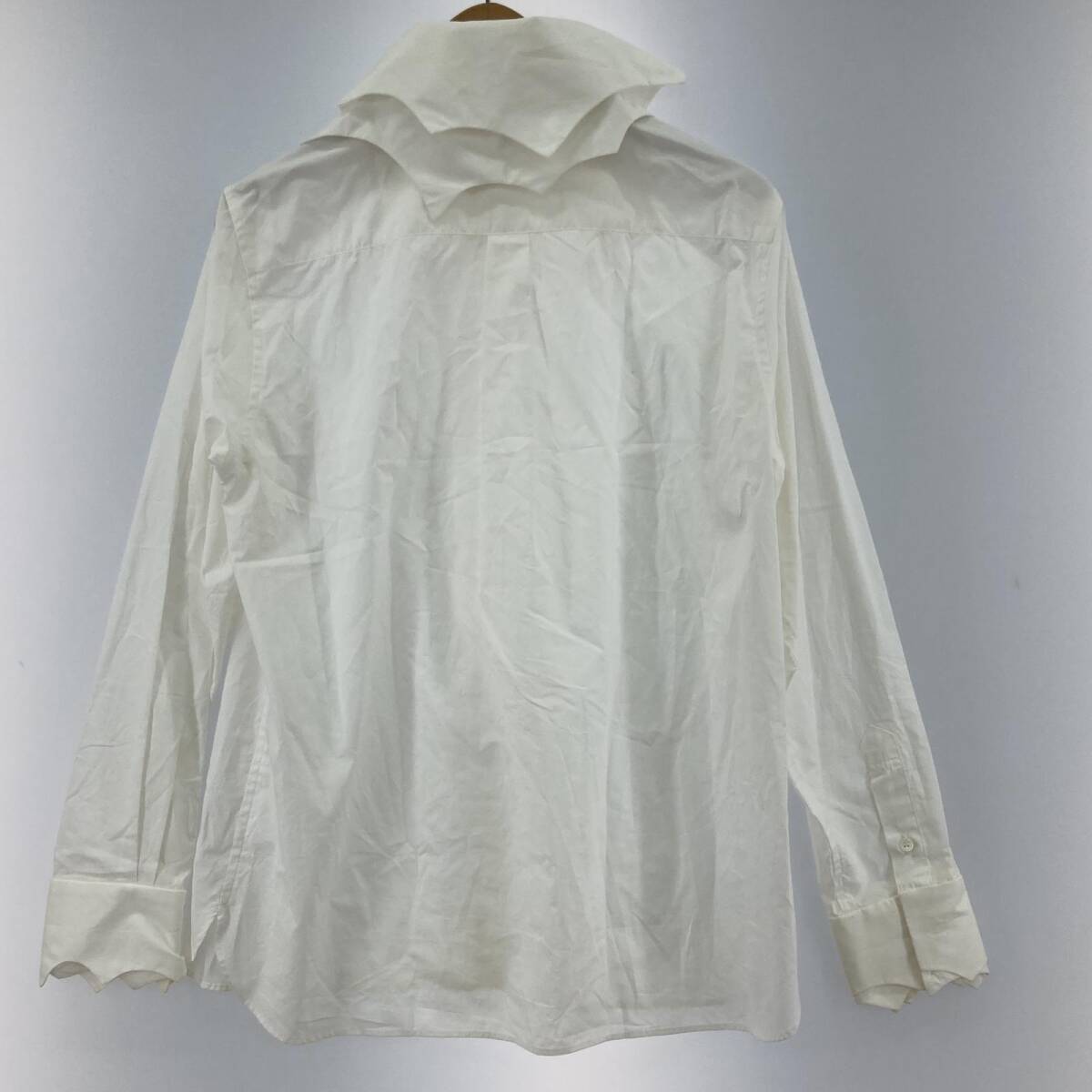 ゆうパケットOK TSUMORI CHISATO ツモリチサト 襟付き 長袖シャツ size2/ホワイト レディース_画像4