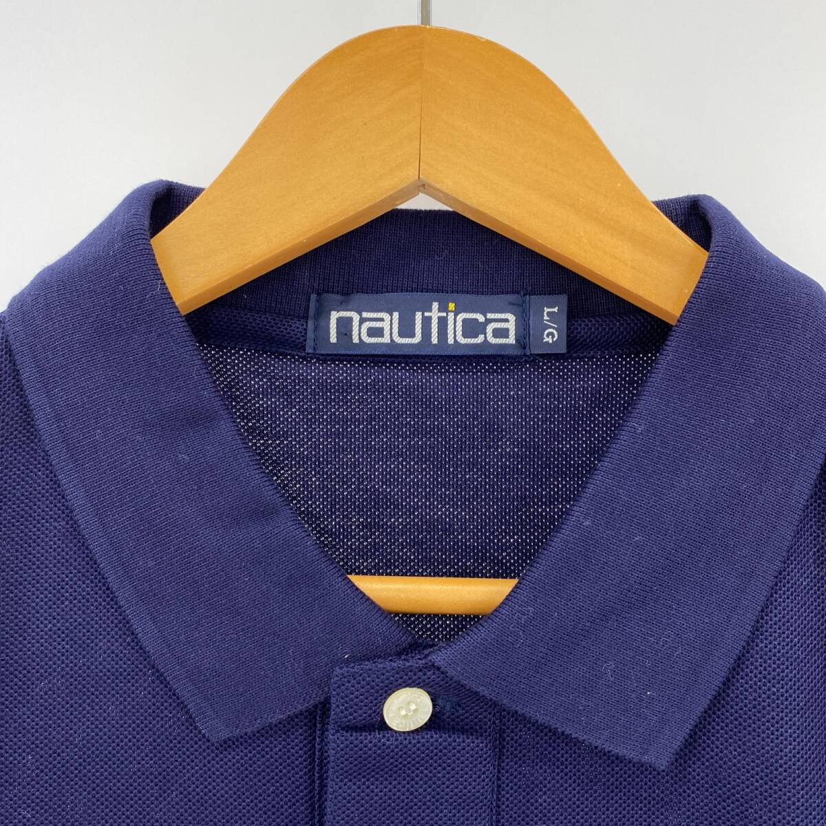 NAUTICA　ノーティカ ポロシャツ sizeL/ネイビー メンズ_画像2