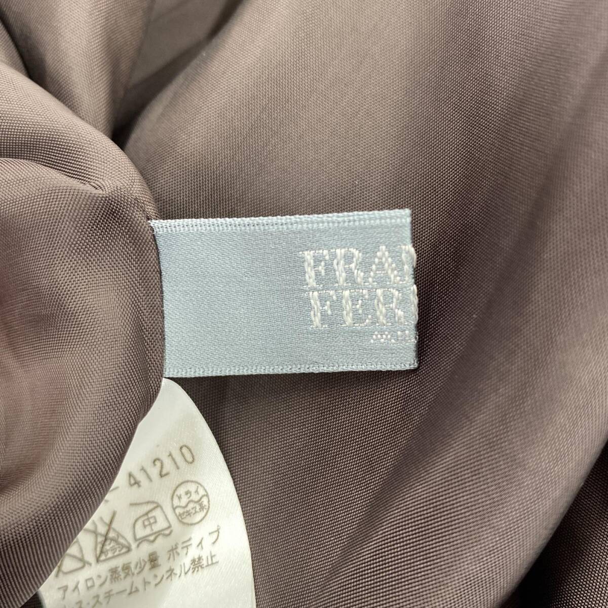 美品 FRANCO FERRARO フランコフェラーロ タグ付き　ウール　フレア スカート size3/茶系 レディース_画像6