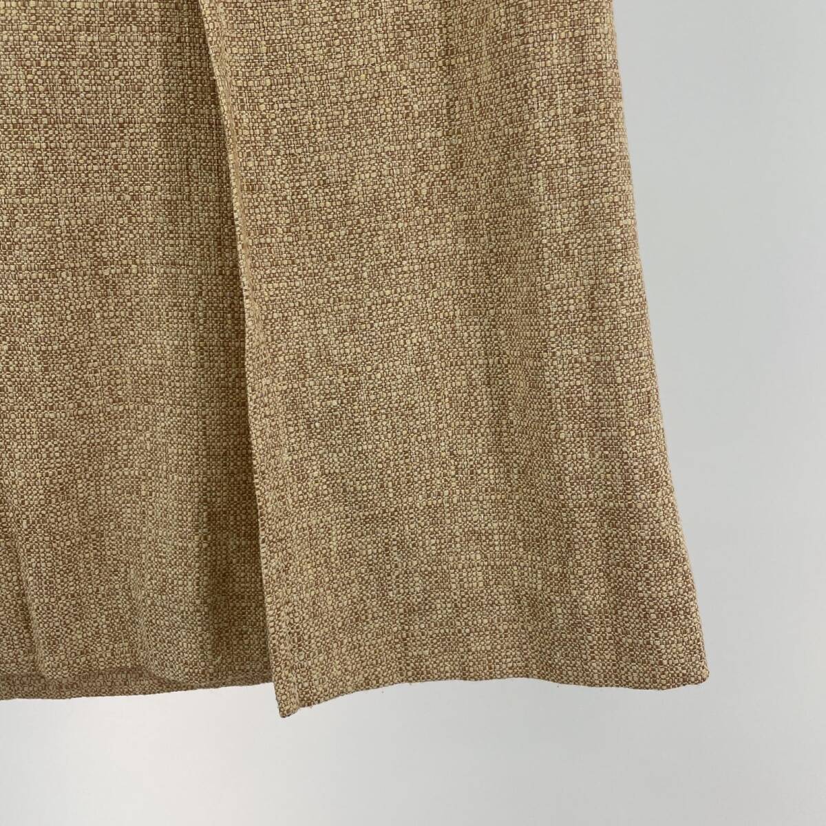 AMACA アマカ シルク混　台形 スカート size36/ベージュ レディース_画像2