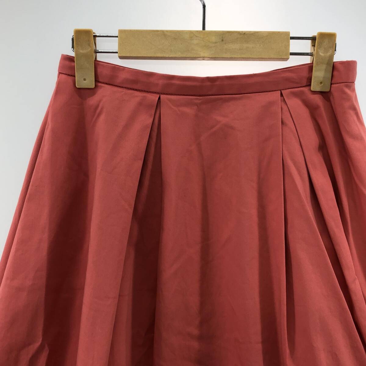ゆうパケットOK Spick & Spanスピック＆スパン フレア スカート size36/ピンク系 レディース_画像2