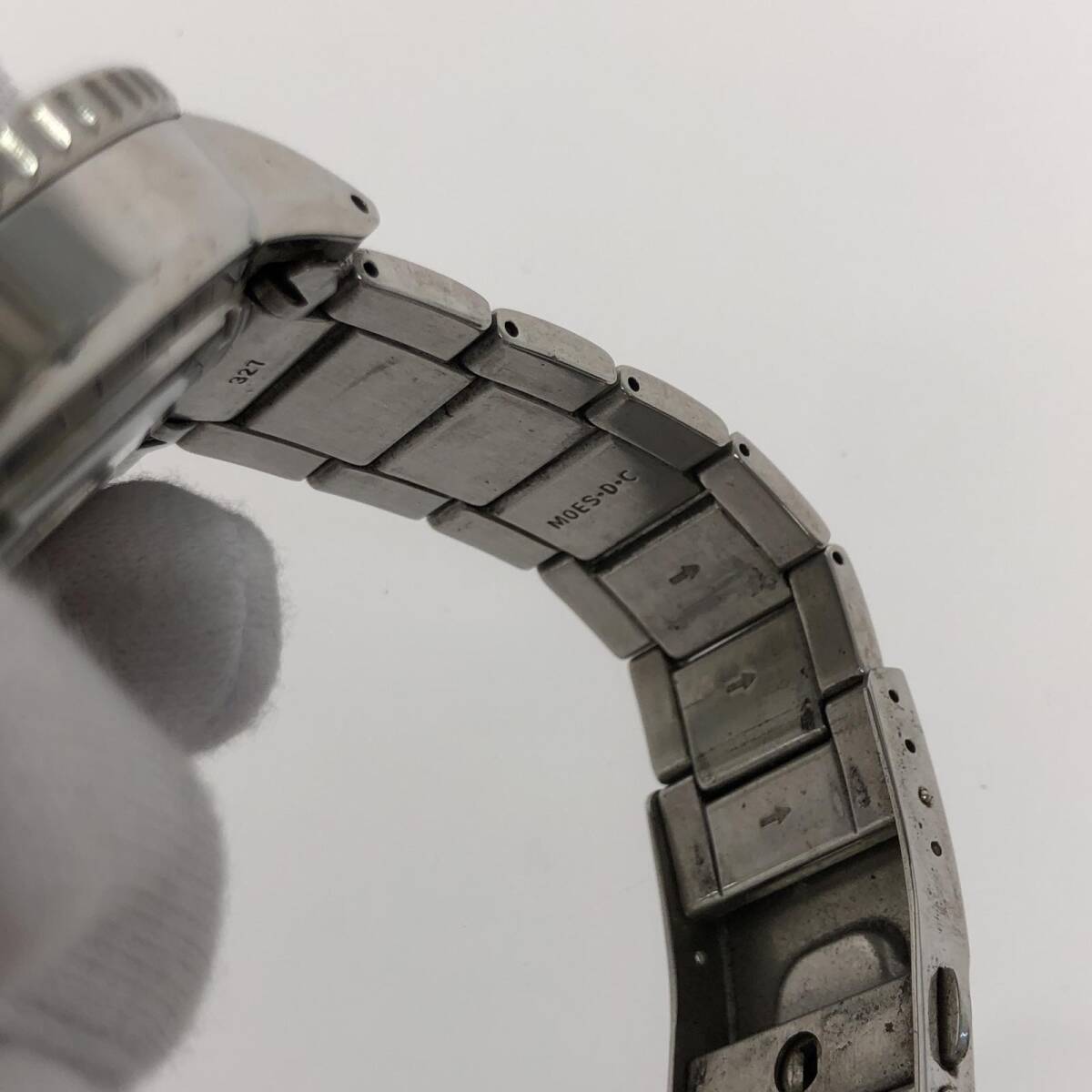 SEIKO セイコー V175-0AD0 CHRONOGRAPH 腕時計/ブラック×シルバー メンズ_画像8
