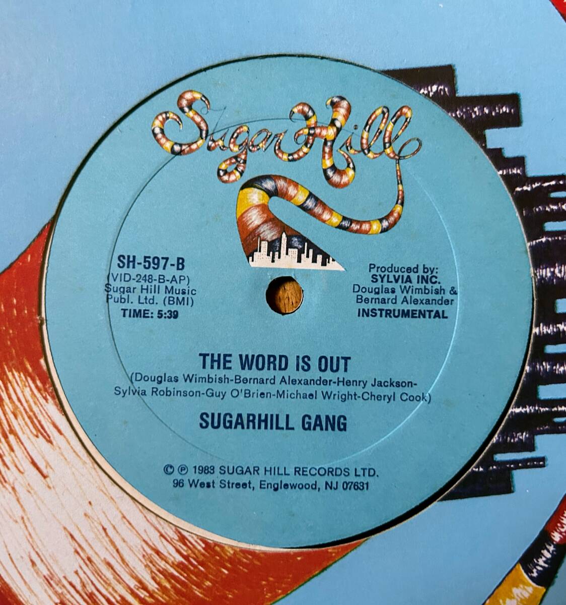 US盤12"EP★The Sugarhill Gang★The Word Is Out★83年★OLD SCHOOL RAP★超音波洗浄済★試聴可能_画像3