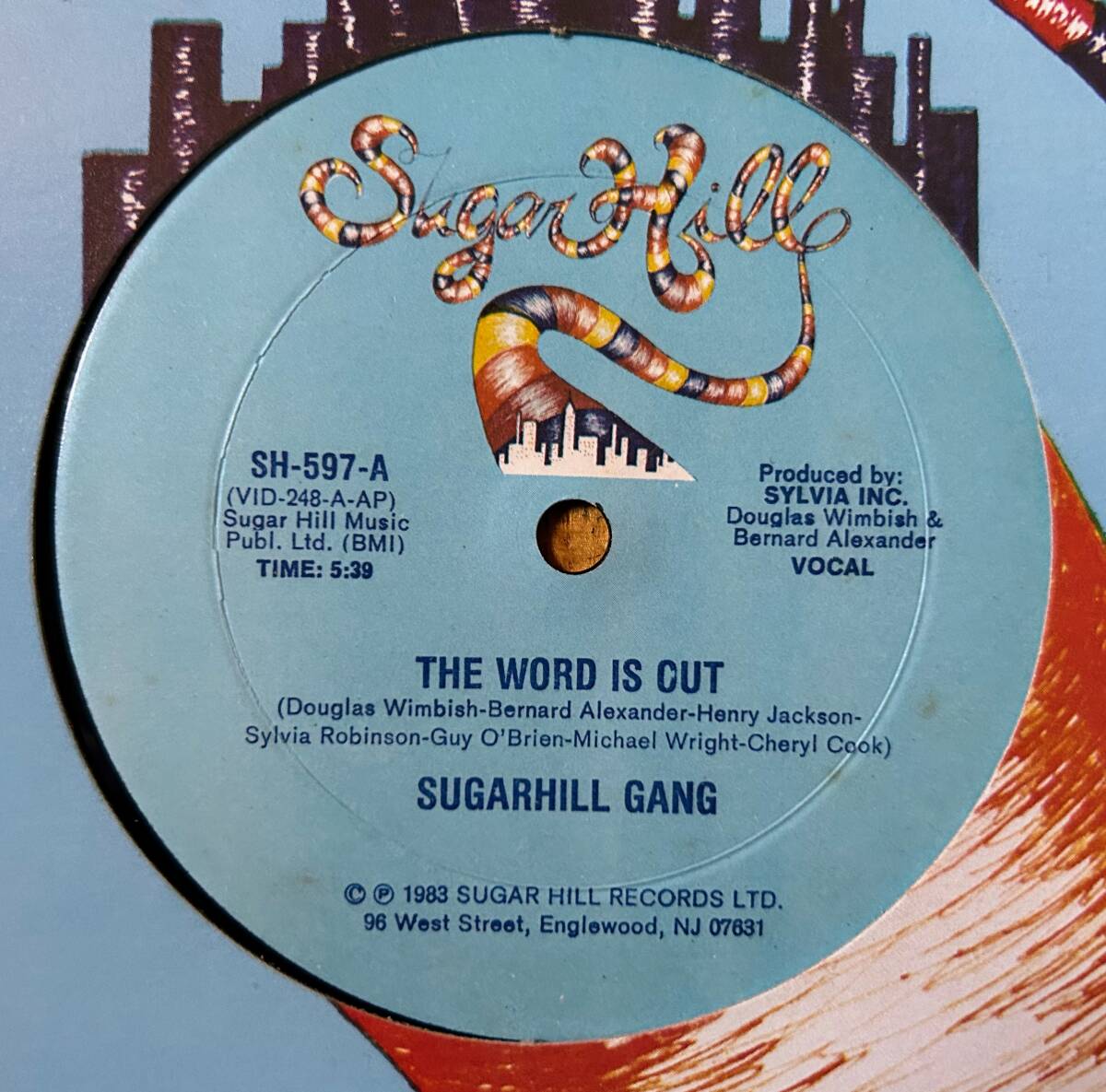 US盤12"EP★The Sugarhill Gang★The Word Is Out★83年★OLD SCHOOL RAP★超音波洗浄済★試聴可能_画像2