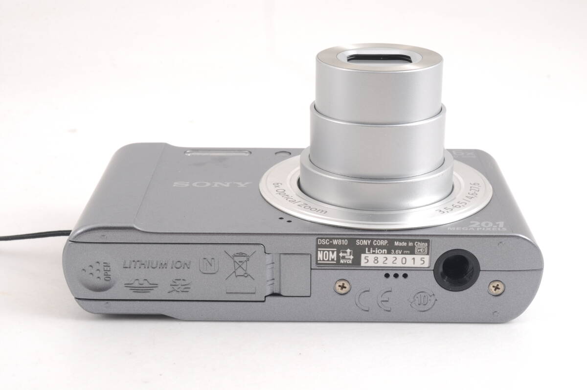 動作品 ソニー SONY Cyber-shot DSC-W810 サイバーショット コンパクトデジタルカメラ 管K6672_画像6