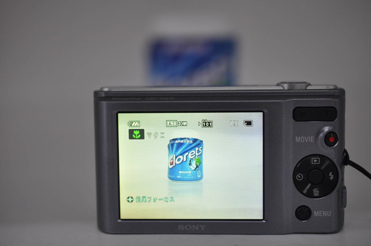 動作品 ソニー SONY Cyber-shot DSC-W810 サイバーショット コンパクトデジタルカメラ 管K6672_画像9