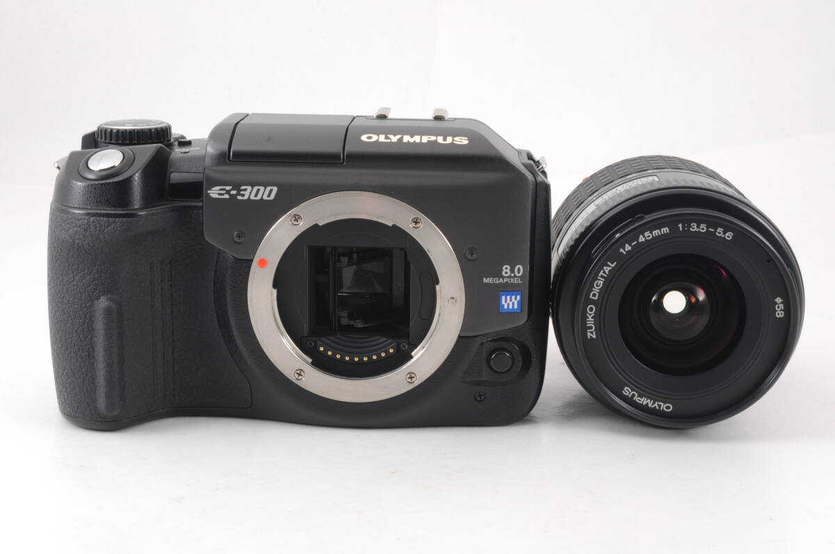 動作品 オリンパス OLYMPUS E-300 レンズ ZUIKO DIGITAL 14-45mm f3.5-5.6 デジタル一眼カメラ 管K6642の画像2