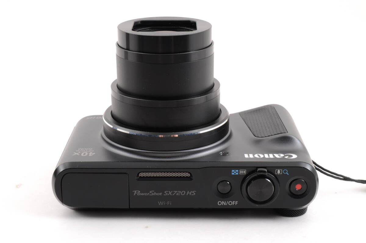 動作品 キャノン Canon PowerShot SX720 HS パワーショット 黒 ブラック コンパクトデジタルカメラ 充電器付 管K6741の画像5